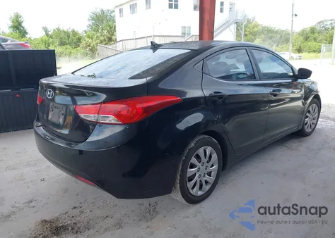 2012 Hyundai Elantra Gls (Ulsan Plant) from USA, damaged, VIN KMHDH4AE2CU253843